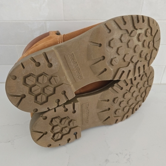 Red Wings Vintage Y2K 1421 Suede Leather Lace-Up Work Boots Camel Tan Size 9 Men - Picture 9 of 12